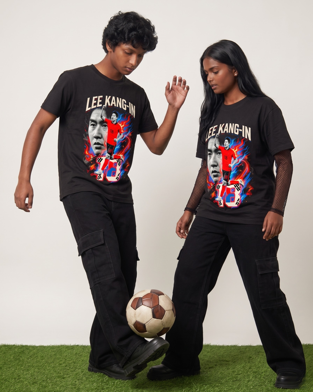 Lee Kang-In #18 South Korea National Team World Cup 2026 Unisex Fan T-Shirt