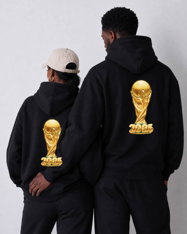 World Cup 2026 Golden Trophy Unisex Fan Hoodie