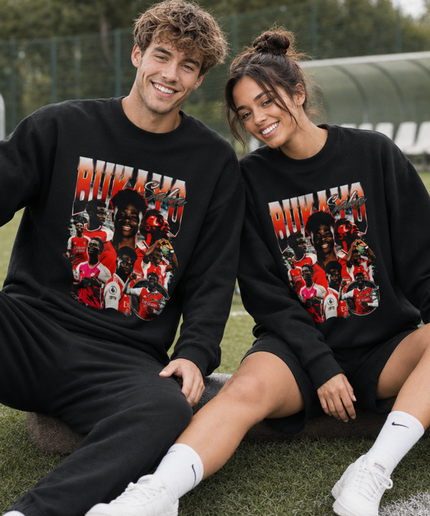 Bukayo Saka Arsenal Graphic Collage Unisex Fan Crewneck