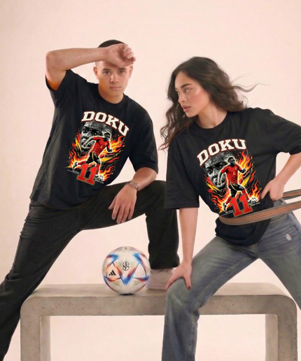 Jérémy Doku #11 – Red Devils Belgium World Cup 2026 Qualified Unisex Fan T-Shirt