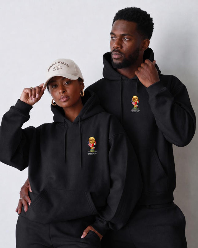 Vinicius Jr. Real Madrid Gold Vintage Bootleg Collage Unisex Fan Hoodie