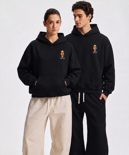 Ronaldinho #11 Brésil Coupe du Monde Baiser Artistique Portrait Adulte Fan Hoodie
