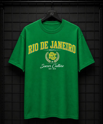 Rio de Janeiro Brazil Soccer Culture Est. 1914 Unisex Fan T-Shirt