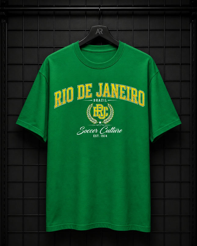 Rio de Janeiro Brazil Soccer Culture Est. 1914 Kids Fan T-Shirt
