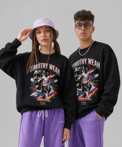 Timothy Weah USA 2026 Unisex Fan Crewneck