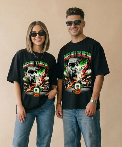 Mehdi Taremi Iran #9 Fire Unisex Fan T-Shirt