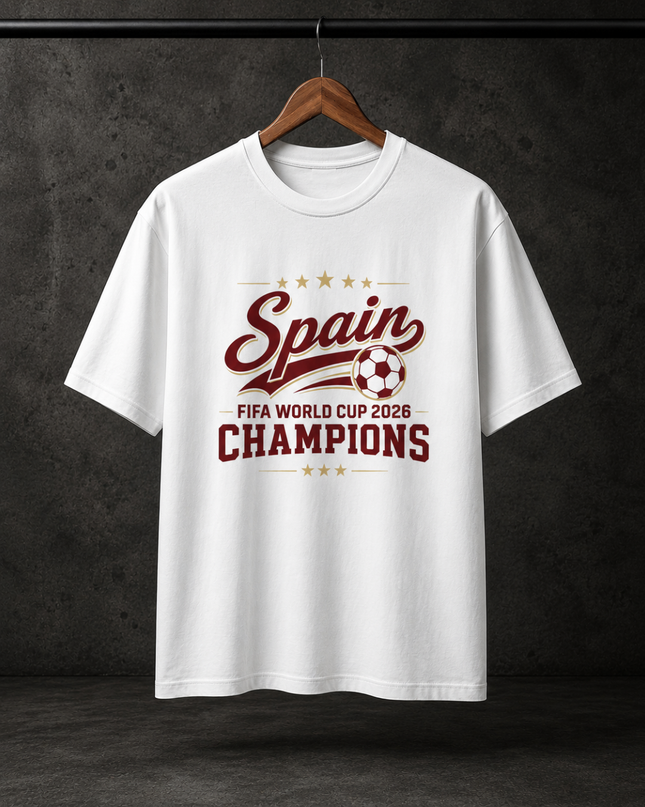 Spain FIFA World Cup 2026 Champions Unisex Fan T-Shirt