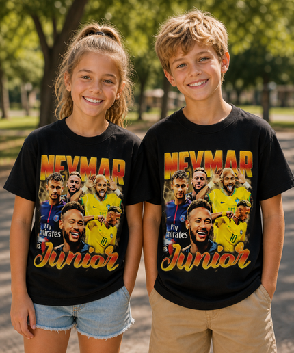 T-shirt Enfant Neymar Junior Brésil Fan