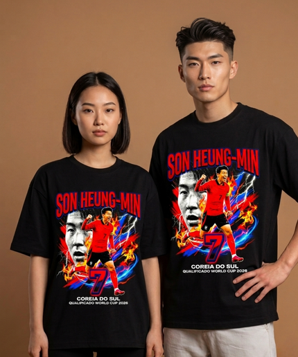 Son Heung-Min #7 South Korea Coreia do Sul World Cup 2026 Qualified Unisex Fan T-Shirt