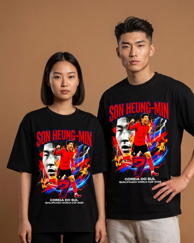 Son Heung-Min #7 South Korea Coreia do Sul World Cup 2026 Qualified Unisex Fan T-Shirt