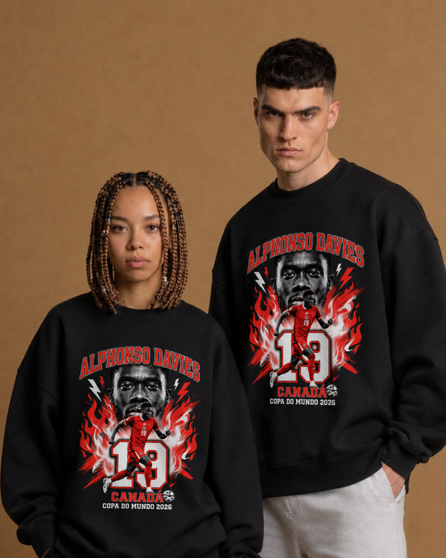 Alphonso Davies Canada 2026 Unisex Fan Crewneck