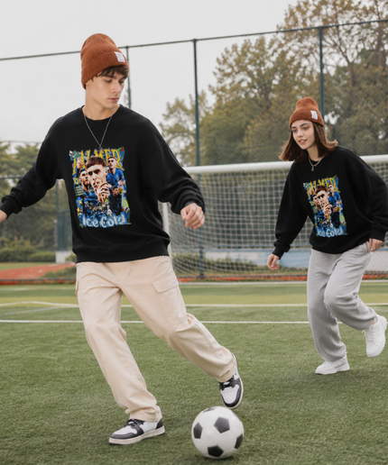 Col rond unisexe fan de Cole Palmer Ice Cold Chelsea Street Style