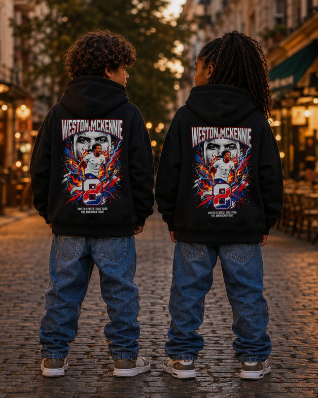 Weston McKennie #8 USA Kids Fan Hoodie