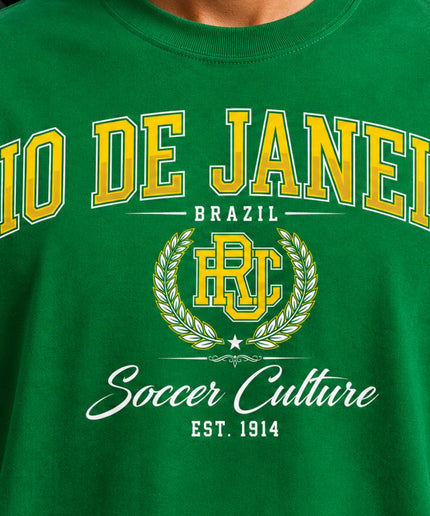 Rio de Janeiro Brazil Soccer Culture Est. 1914 Unisex Fan T-Shirt