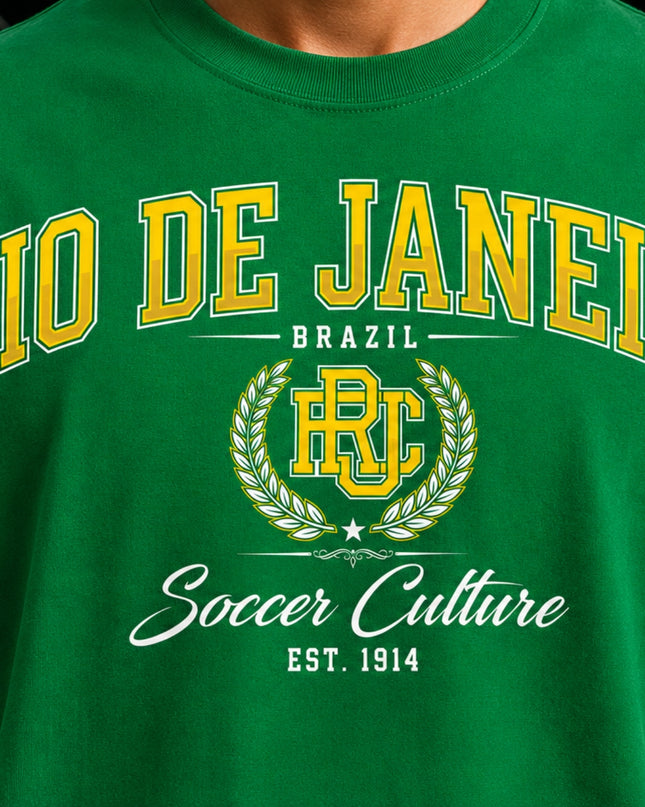 Rio de Janeiro Brazil Soccer Culture Est. 1914 Kids Fan T-Shirt