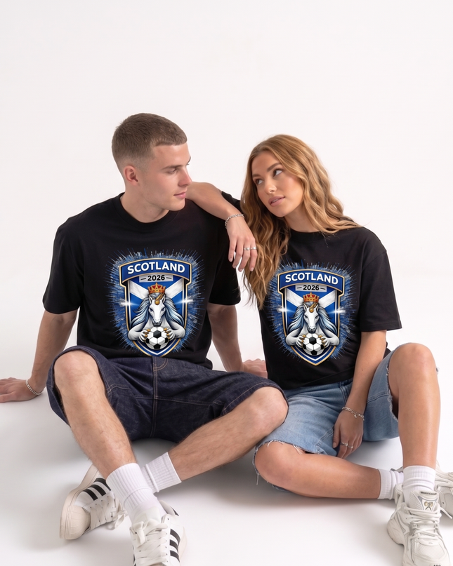 Scotland 2026 Unicorn Crest Edition Soccer World Cup Unisex Fan T-Shirt