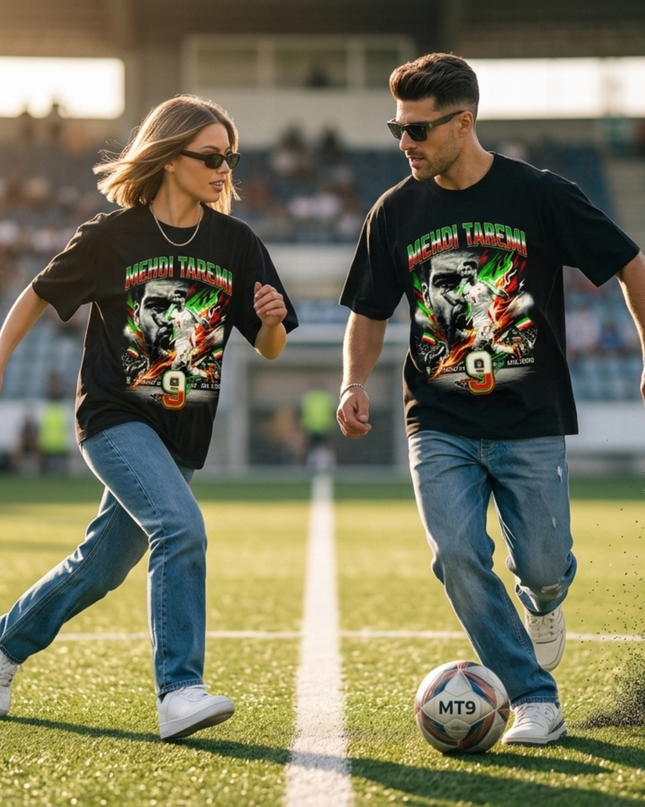 Mehdi Taremi Iran #9 Fire Unisex Fan T-Shirt