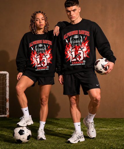 Alphonso Davies Canada 2026 Unisex Fan Crewneck