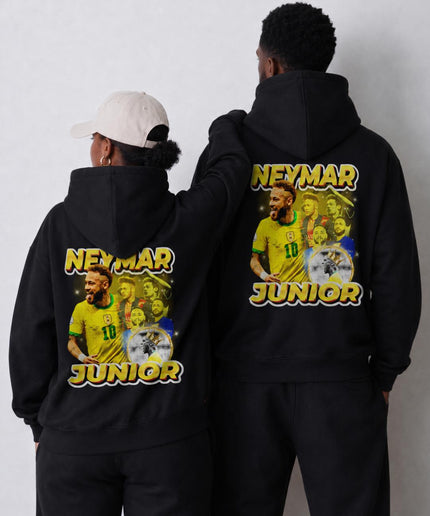 Neymar Junior Brésil Sweat à Capuche Graphique Unisexe pour Fans