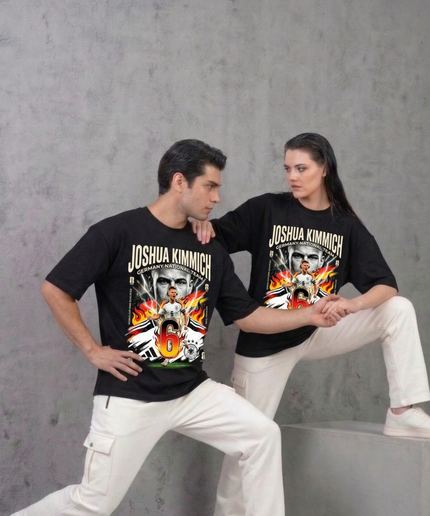Joshua Kimmich #6 – T-shirt Unisexe de Supporter Équipe Nationale d'Allemagne Qualifiée Coupe du Monde 2026