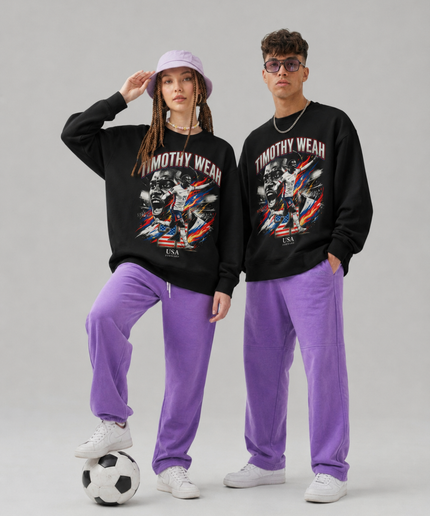 Timothy Weah USA 2026 Unisex Fan Crewneck