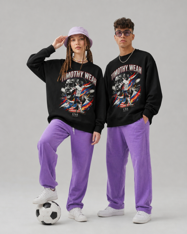 Timothy Weah USA 2026 Unisex Fan Crewneck