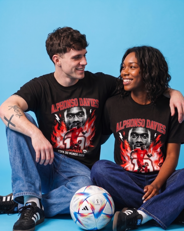 Alphonso Davies Canada Copa Do Mundo 2026 Unisex Fan T-Shirt