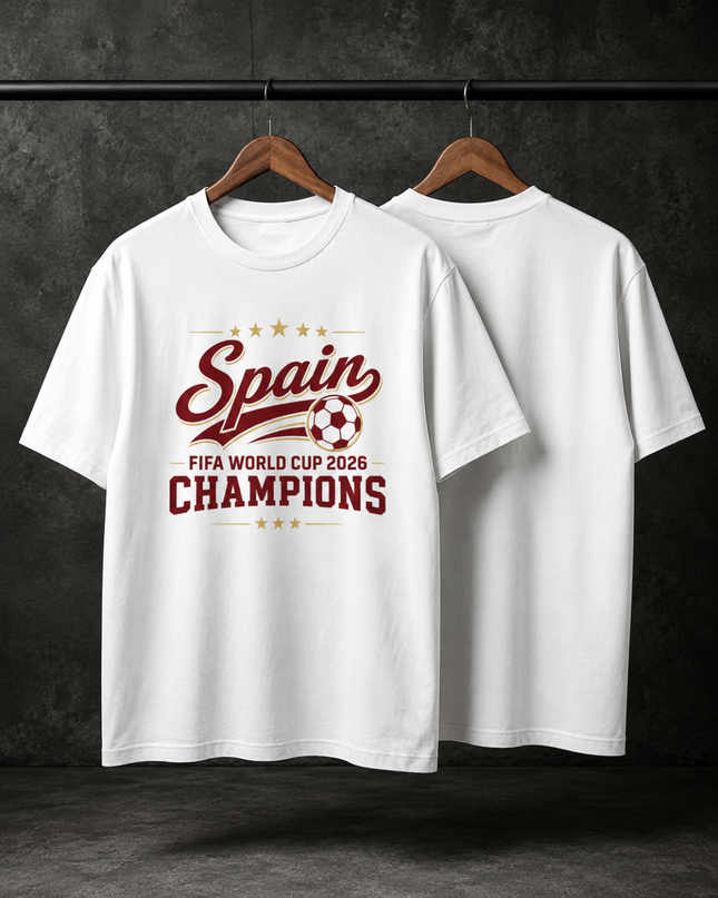 Spain FIFA World Cup 2026 Champions Unisex Fan T-Shirt