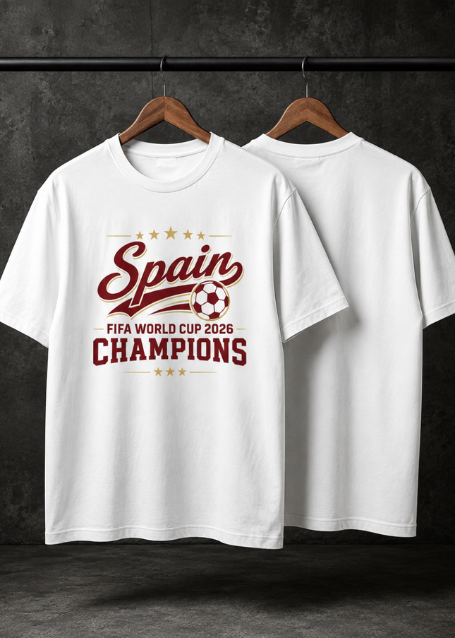 Spain FIFA World Cup 2026 Champions Unisex Fan T-Shirt