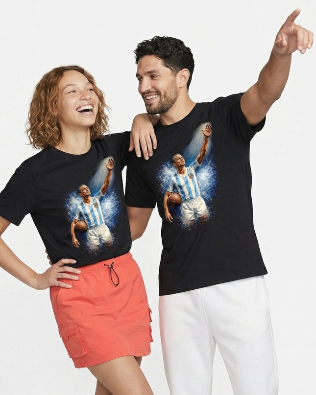 Argentina Legend Diego Maradona Soccer World Cup Unisex Fan T-Shirt