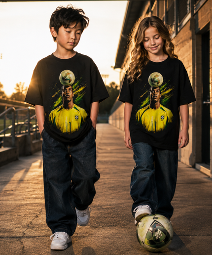 T-Shirt Enfant Ronaldinho Brésil Samba Skill Fan