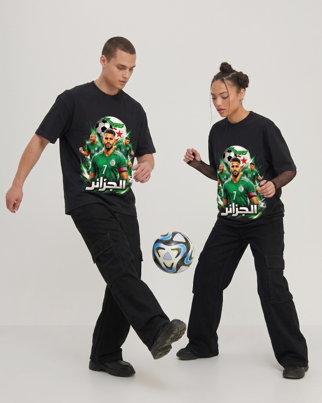 Algeria Riyad Mahrez Soccer World Cup 2026 Unisex Fan T-Shirt