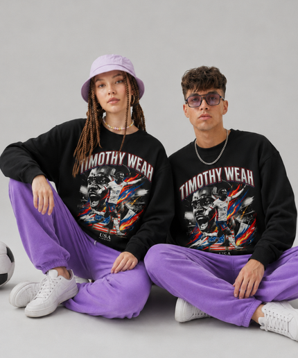 Timothy Weah USA 2026 Unisex Fan Crewneck