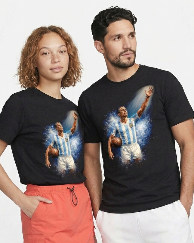 Argentina Legend Diego Maradona Soccer World Cup Unisex Fan T-Shirt