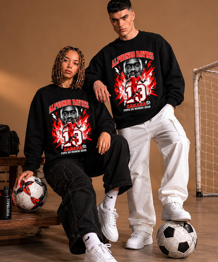 Alphonso Davies Canada 2026 Unisex Fan Crewneck