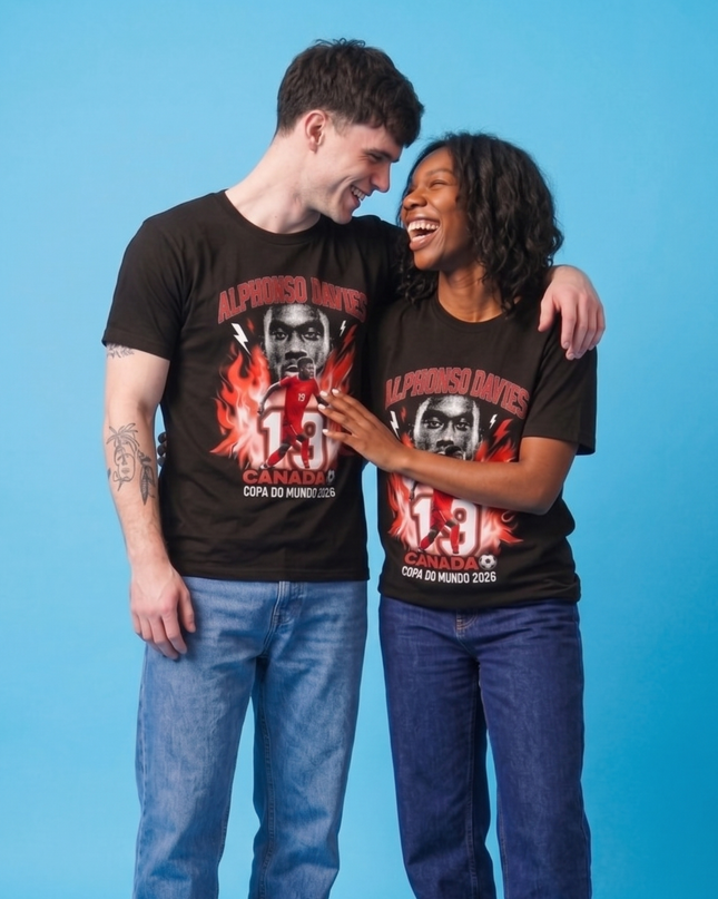Alphonso Davies Canada Copa Do Mundo 2026 Unisex Fan T-Shirt