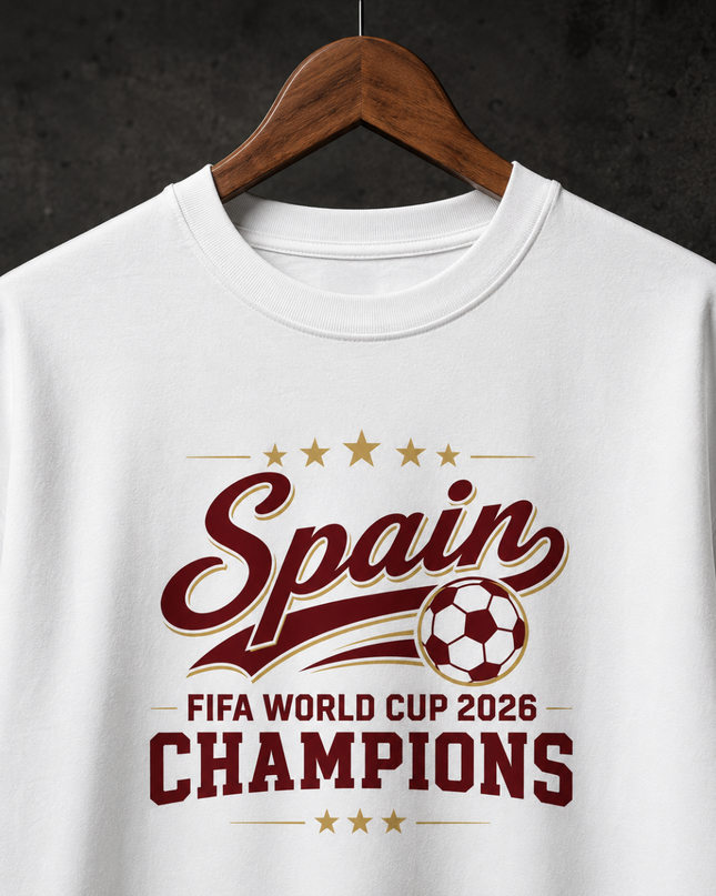 Spain FIFA World Cup 2026 Champions Unisex Fan T-Shirt