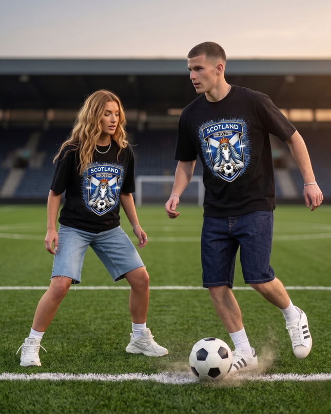 Scotland 2026 Unicorn Crest Edition Soccer World Cup Unisex Fan T-Shirt