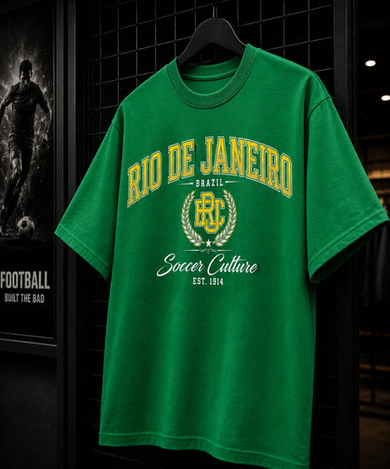 Rio de Janeiro Brazil Soccer Culture Est. 1914 Unisex Fan T-Shirt