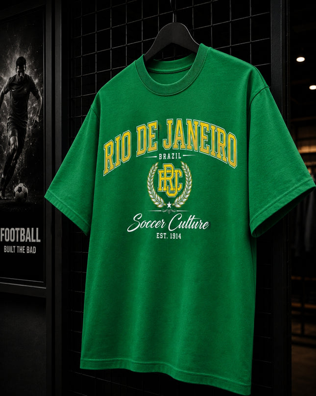 Rio de Janeiro Brazil Soccer Culture Est. 1914 Kids Fan T-Shirt