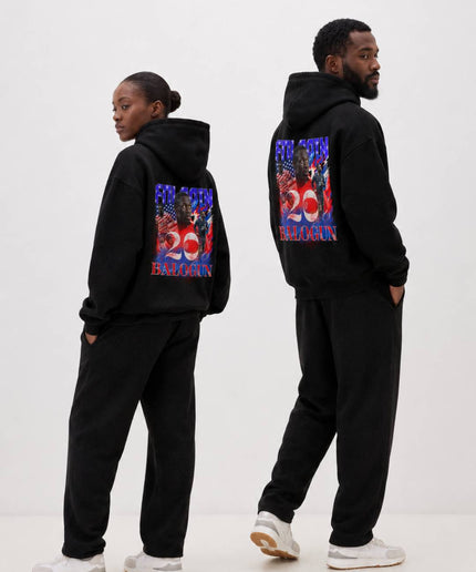 Folarin Balogun USA #20 Red White Blue Vintage Bootleg Unisex Fan Hoodie