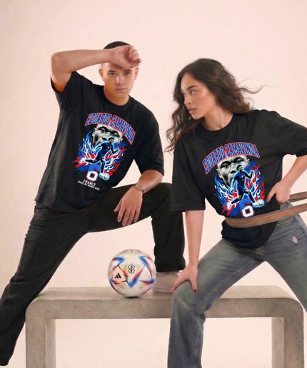 T-shirt unisexe fan Eduardo Camavinga #6 France Coupe du Monde 2026